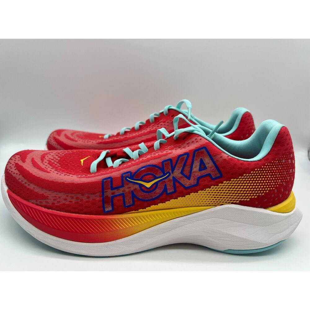 Hoka One One Mach X Cerise Cloudless 1141450 CRSCL Men's Size 12D - Picture 2 of 12